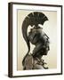 Bronze Statue of Athena with Helmet, Detail, Head-null-Framed Giclee Print