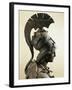 Bronze Statue of Athena with Helmet, Detail, Head-null-Framed Giclee Print