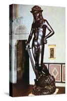 Bronze Statue of David, C1430-1440-Donatello-Stretched Canvas