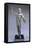 Bronze Statue of Divinity in Battle, from Apiro-null-Framed Stretched Canvas