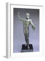 Bronze Statue of Divinity in Battle, from Apiro-null-Framed Giclee Print