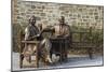 Bronze Statue of Franklin and Eleanor Roosevelt at Their Family Home in Hyde Park, NY-null-Mounted Photographic Print