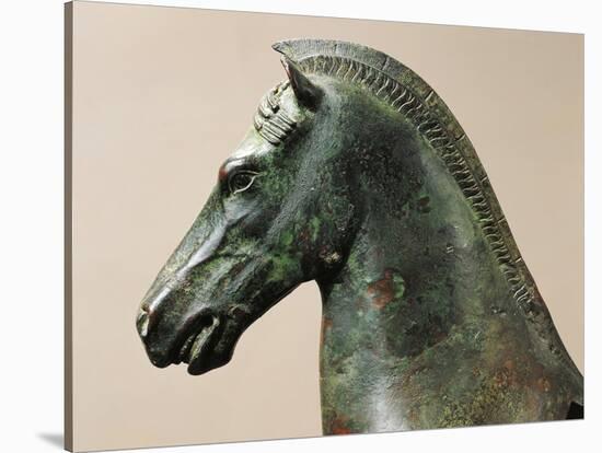 Bronze Statue of Horse-null-Stretched Canvas