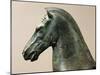 Bronze Statue of Horse-null-Mounted Giclee Print