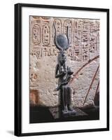 Bronze Statue of Isis Nursing Infant Horus-null-Framed Giclee Print