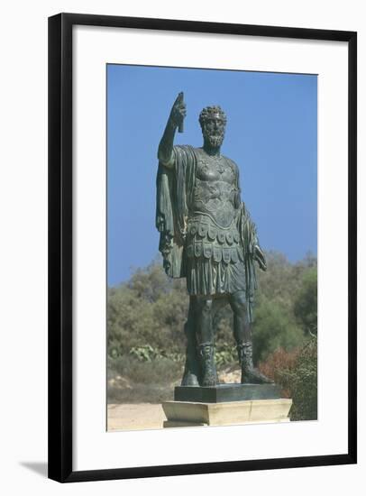 Bronze Statue of Leptis Native Septimius Severus-null-Framed Giclee Print