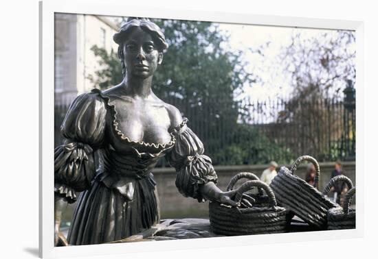 Bronze Statue of Molly Malone, Grafton Street, Dublin, County Dublin, Eire (Ireland)-Bruno Barbier-Framed Photographic Print