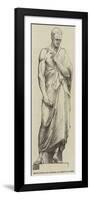 Bronze Statue of Mr Huskisson, at Liverpool-null-Framed Premium Giclee Print