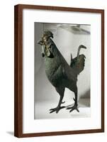 Bronze Statue of Rooster from Saône River at Lyon-null-Framed Giclee Print