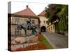 Bronze Statue of St. George, Stone Gate, Zagreb, Croatia-Lisa S. Engelbrecht-Stretched Canvas