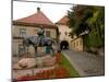 Bronze Statue of St. George, Stone Gate, Zagreb, Croatia-Lisa S. Engelbrecht-Mounted Premium Photographic Print