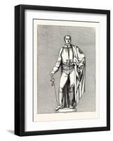 Bronze Statue of the Duke of York, in Carlton Gardens-null-Framed Giclee Print