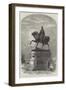 Bronze Statue of the Late Viscount Hardinge, Gcb, to Be Erected in Tank-Square, Calcutta-null-Framed Giclee Print