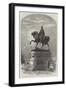 Bronze Statue of the Late Viscount Hardinge, Gcb, to Be Erected in Tank-Square, Calcutta-null-Framed Giclee Print