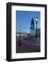 Bronze Statue of the Town Founder Gustav Adolf at Dusk-Frank Fell-Framed Photographic Print