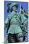 Bronze Statue of the Town Founder Gustav Adolf-Frank Fell-Mounted Photographic Print