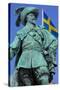 Bronze Statue of the Town Founder Gustav Adolf-Frank Fell-Stretched Canvas