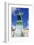 Bronze Statue of the Town Founder Gustav Adolf-Frank Fell-Framed Photographic Print