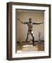 Bronze Statue of Zeus or Poseidon known as Artemision Bronze, from Cape Artemision, Greece-null-Framed Giclee Print