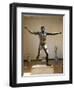 Bronze Statue of Zeus or Poseidon known as Artemision Bronze, from Cape Artemision, Greece-null-Framed Giclee Print