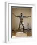 Bronze Statue of Zeus or Poseidon known as Artemision Bronze, from Cape Artemision, Greece-null-Framed Giclee Print