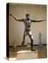 Bronze Statue of Zeus or Poseidon known as Artemision Bronze, from Cape Artemision, Greece-null-Stretched Canvas