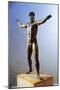 Bronze Statue of Zeus or Poseidon known as Artemision Bronze from Cape Artemision, Greece-null-Mounted Giclee Print