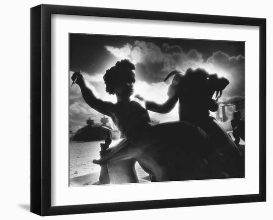 Bronze Statue, Osborne House, Isle of Wight, England-Simon Marsden-Framed Giclee Print