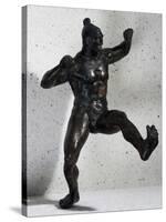 Bronze Statuette Depicting Fighter, Artifact from Autun, France-null-Stretched Canvas