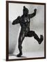 Bronze Statuette Depicting Fighter, Artifact from Autun, France-null-Framed Giclee Print