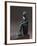 Bronze Statuette Depicting Seated Imhotep, Designer of Step Pyramid at Saqqara-null-Framed Giclee Print