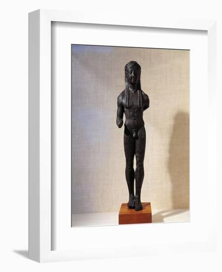 Bronze Statuette of Apollo-null-Framed Giclee Print