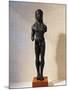 Bronze Statuette of Apollo-null-Mounted Giclee Print