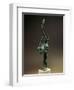 Bronze Statuette of Armed Warrior, from Sardinia Region, Italy-null-Framed Giclee Print