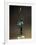 Bronze Statuette of Armed Warrior, from Sardinia Region, Italy-null-Framed Giclee Print