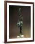 Bronze Statuette of Armed Warrior, from Sardinia Region, Italy-null-Framed Giclee Print