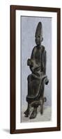 Bronze Statuette of Diety, Artefact from Mishrifeh, Syria-null-Framed Giclee Print