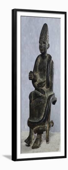 Bronze Statuette of Diety, Artefact from Mishrifeh, Syria-null-Framed Giclee Print