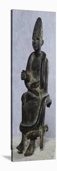 Bronze Statuette of Diety, Artefact from Mishrifeh, Syria-null-Stretched Canvas