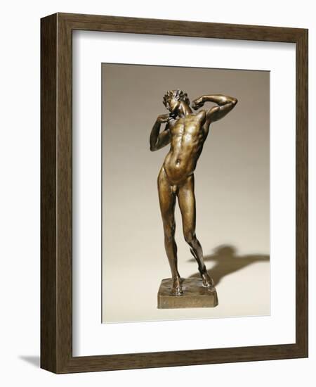 Bronze Statuette of the Sluggard-Frederick Leighton-Framed Giclee Print