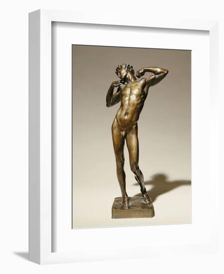 Bronze Statuette of the Sluggard-Frederick Leighton-Framed Giclee Print