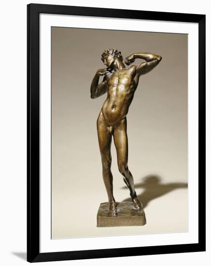 Bronze Statuette of the Sluggard-Frederick Leighton-Framed Giclee Print