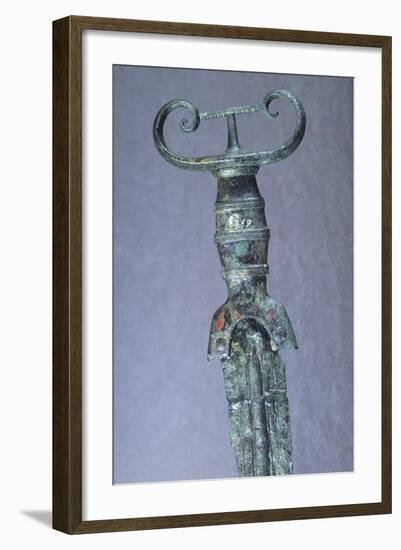 Bronze Sword Hilt, from Ancona, Marche, Italy-null-Framed Giclee Print