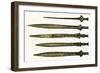 Bronze Swords of the Celts, Found in Ireland-null-Framed Giclee Print