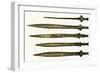 Bronze Swords of the Celts, Found in Ireland-null-Framed Giclee Print