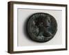 Bronze Trajan Sestertius from Zaragoza-null-Framed Giclee Print