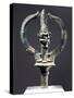 Bronze Trident with Figure of Mariyammai-null-Stretched Canvas