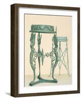 Bronze Tripod, from the Houses and Monuments of Pompeii-Fausto and Felice Niccolini-Framed Giclee Print