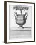 Bronze Vase at Versailles, 1672, from 'Vues Et Plans De Versailles', Published C.1672-89 (Engraving-Jean Lepautre-Framed Giclee Print