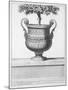 Bronze Vase at Versailles, 1672, from 'Vues Et Plans De Versailles', Published C.1672-89 (Engraving-Jean Lepautre-Mounted Giclee Print